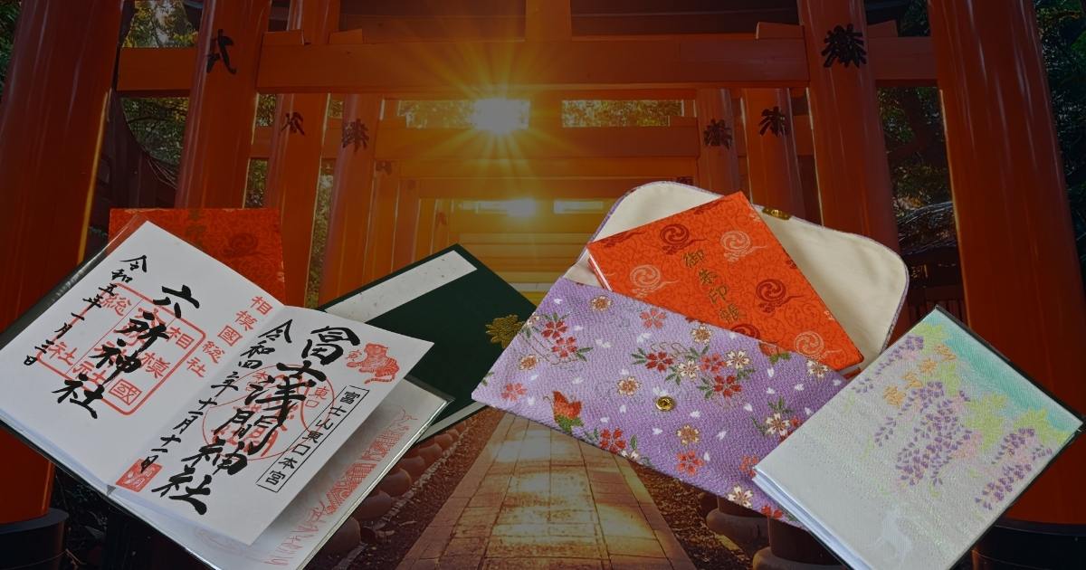 A red ink stamp is a certificate of the visit to a shrine or temple