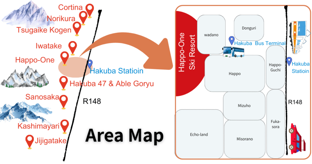 Hakuba Area Map