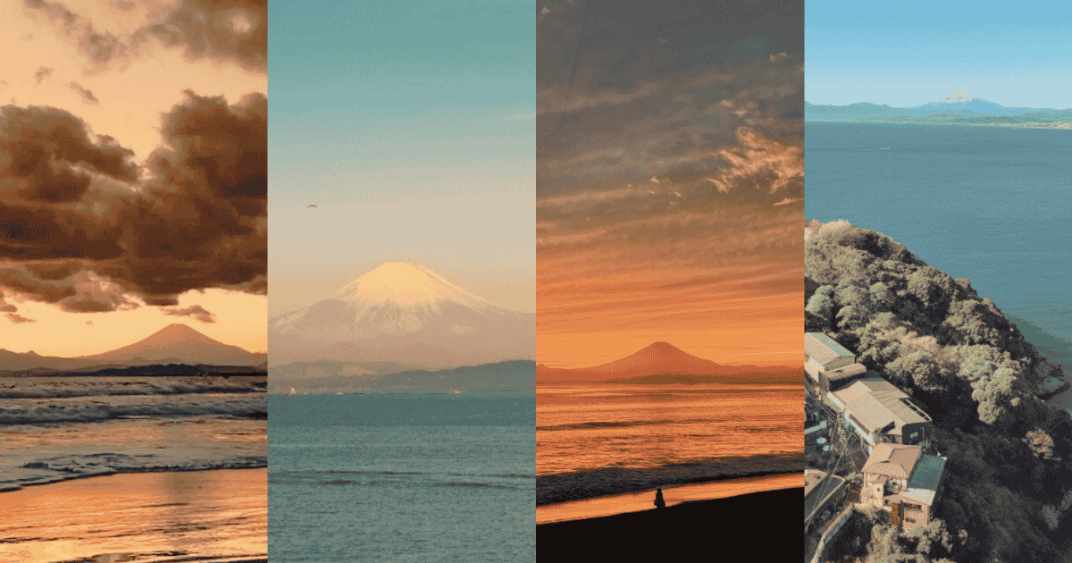 Mt. Fuji view from Enoshima