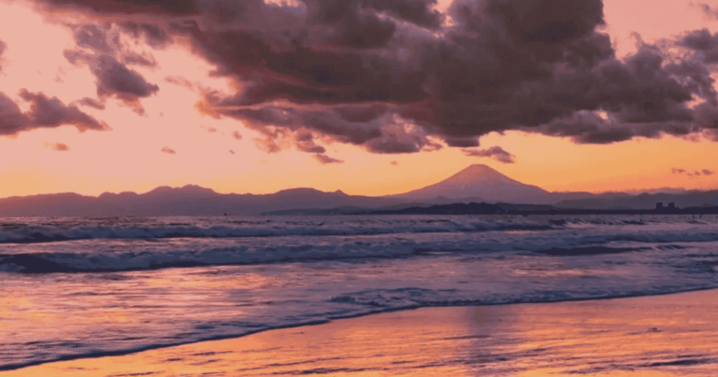 Mt. Fuji view from Enoshima