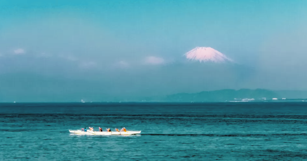 Mt. Fuji view from Enoshima