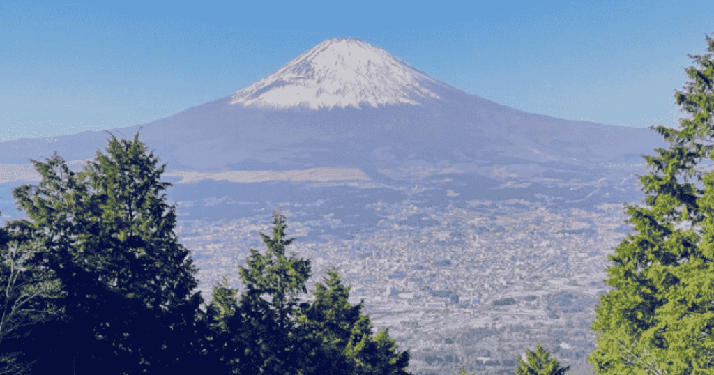 Mt Fuji view from Kintoki-Yama