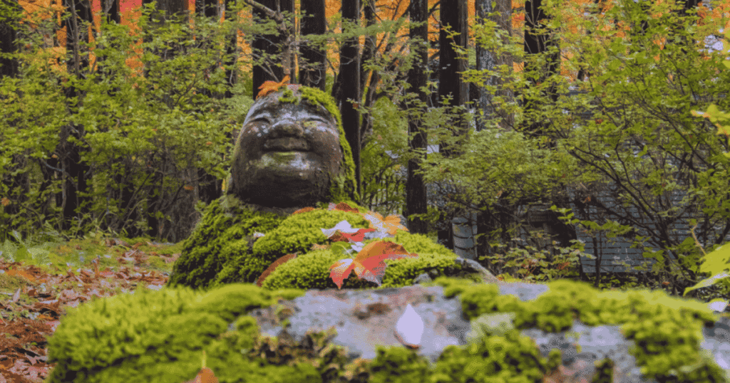 hakone Choan-ji Temple in Autumn