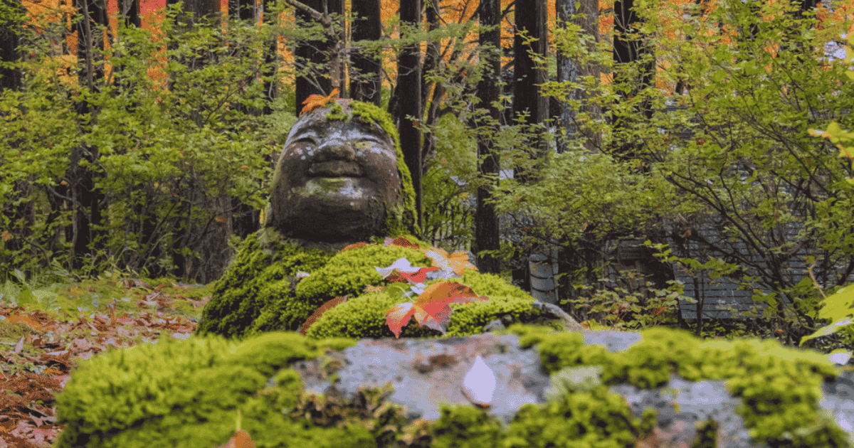 hakone Choan-ji Temple in Autumn