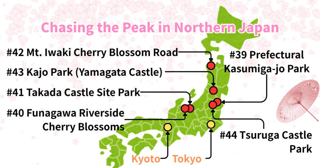 Chasing the peak in Northern Japan