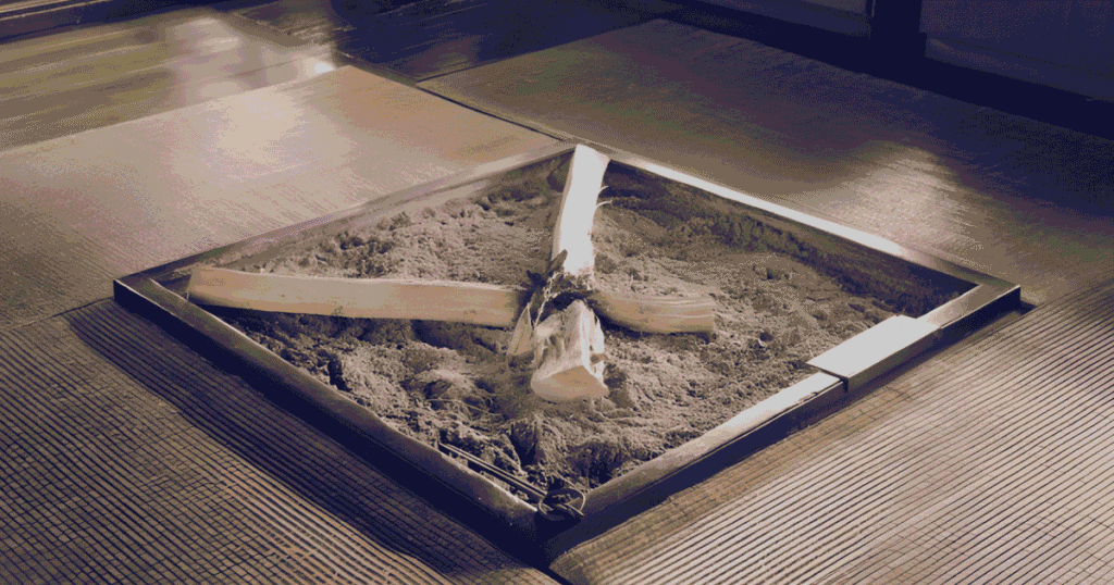 you can smell the woodsmoke from the Irori