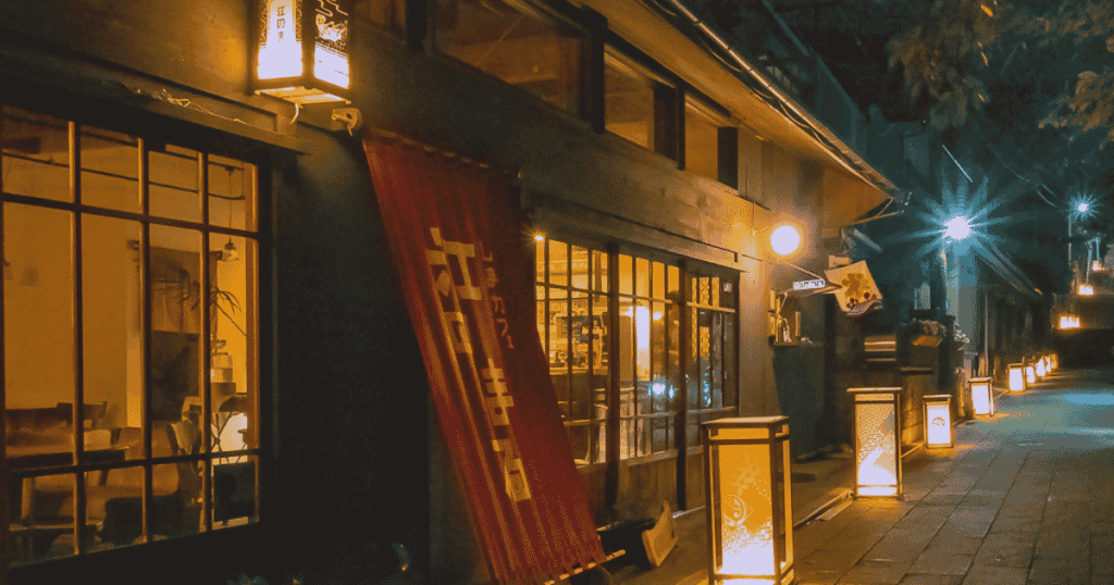 During summer in Enoshima, the entire island is lined with beautiful traditional lanterns.