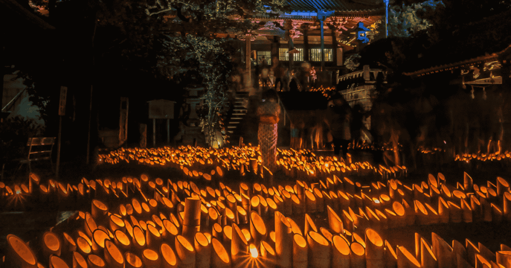 Ryukoji Temple Bamboo Lantern Festival